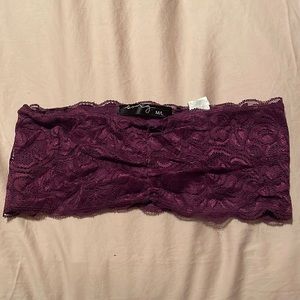 Song purple lace bandeau